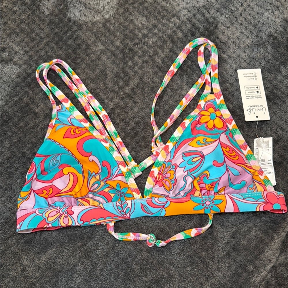 Cupshe Retro Bikini Top